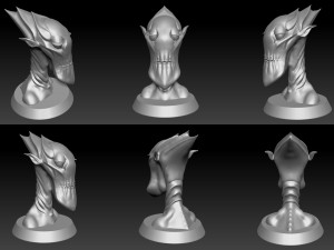 alien smug 3D प्रिंट मॉडल