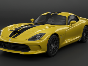 dodge viper srt 3D Модель