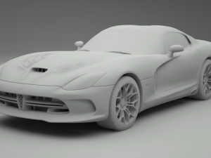 dodge viper srt 3D Model