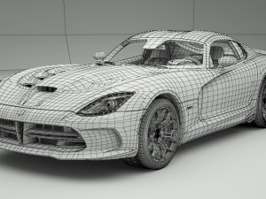 dodge viper srt 3D Model