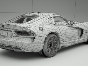 dodge viper srt 3D Model