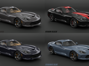 dodge viper srt 3D Model