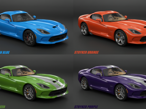 dodge viper srt 3D Model
