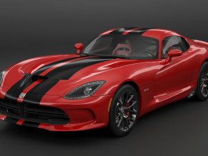 dodge viper gts 3D Модель