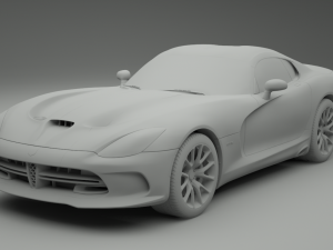 dodge viper gts 3D-Modell