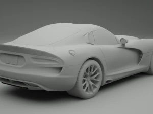 dodge viper gts 3D Model