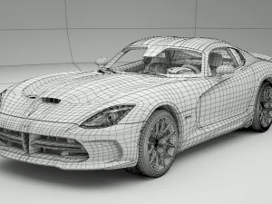 dodge viper gts 3D Model