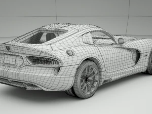 dodge viper gts 3D Model