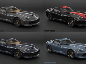dodge viper gts 3D Model