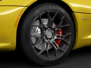 dodge viper srt hq interior 3D Model