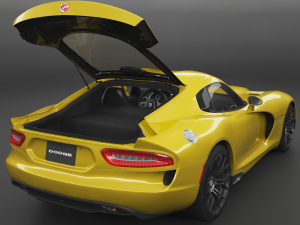dodge viper srt hq interior 3D Model