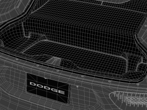 dodge viper srt hq interior 3D Model