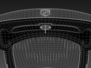 dodge viper srt hq interior 3D Model