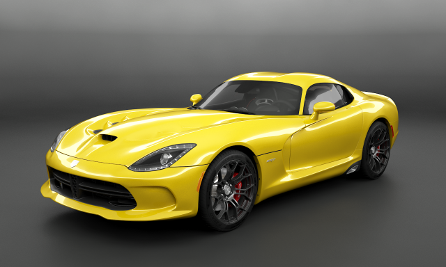 dodge viper srt hq interior 3D Model .c4d .max .obj .3ds .fbx .stl .blend 