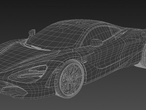 mclaren 720s Model 3D