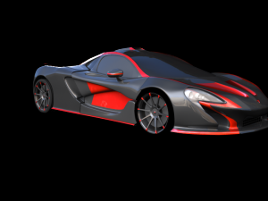 mclaren p1 Modello 3D
