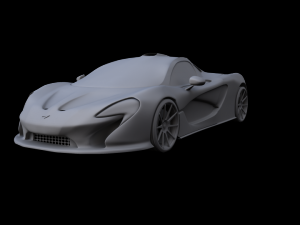 mclaren p1 Modello 3D