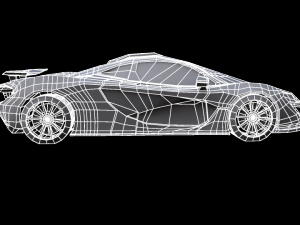 mclaren p1 Modello 3D