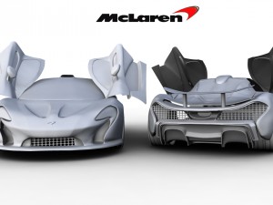 mclaren p1 Modello 3D