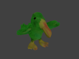 green bird 3D Model