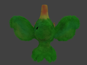 green bird 3D Model