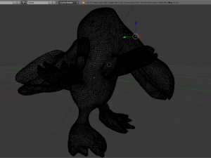 green bird 3D Model
