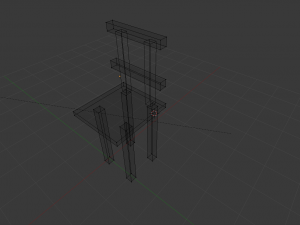 white chair 3D Model
