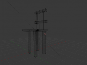 white chair 3D Model