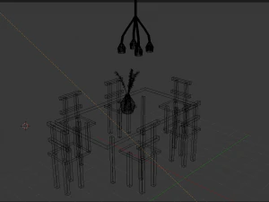 dinner tabble bundle 3D Model