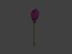 diamond staff Model 3D