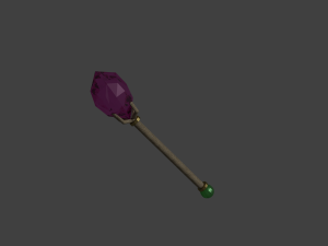diamond staff Model 3D