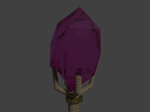 diamond staff Model 3D