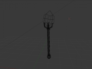 diamond staff Model 3D