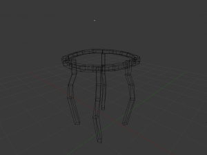 table Modelo 3D