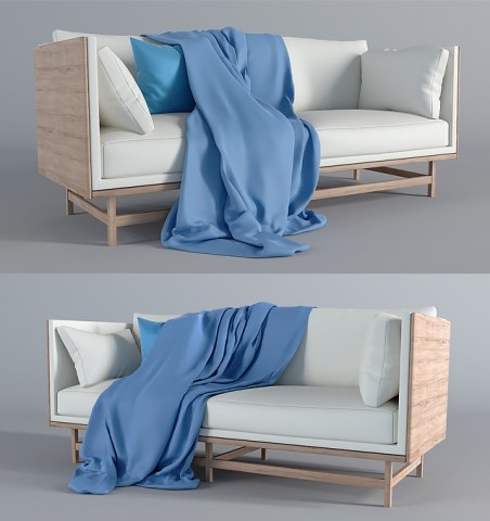 sofa 3D Model .c4d .max .obj .3ds .fbx .stl .blend