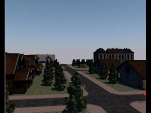 sc&egrave;ne de rue Modèle 3D