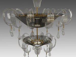 chandelier sylcom 1386 3D Model