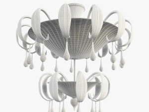 chandelier sylcom 1386 3D Model
