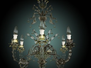 classic chandelier 3D Модель