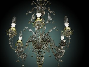 classic chandelier 3Dモデル
