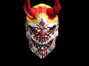 demonic mask Modelo 3D