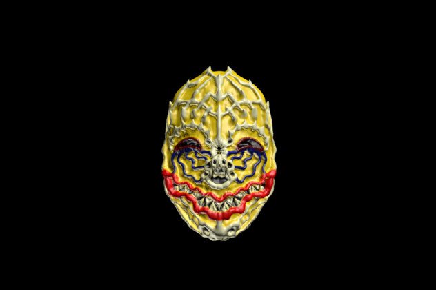 sinister clown mask 3Dモデル .c4d .max .obj .3ds .fbx .stl .blend