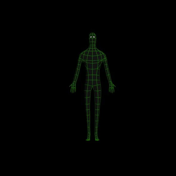 shadow man 3D Model .c4d .max .obj .3ds .fbx .stl .blend 
