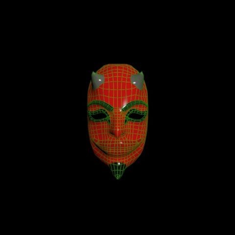 mask of hell 3D Model .c4d .max .obj .3ds .fbx .stl .blend 
