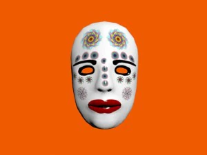 mask with patterns 3D Model