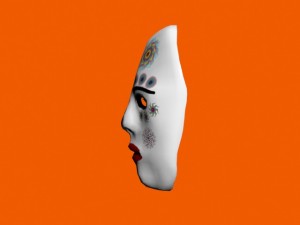 mask with patterns 3D मॉडल