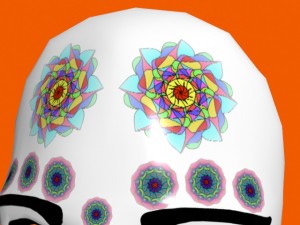 mask with patterns 3D मॉडल