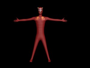 demonic harlequin Modelo 3D