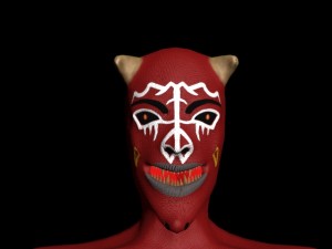 demonic harlequin Modelo 3D