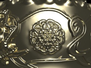 ring with flowers 3D Print Model